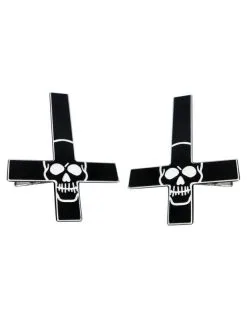 2 Kruizen Met Doodskoppen Haarspelden