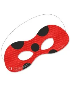 6 Kartonnen Miraculous Ladybug™ Maskers