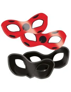 8 Kartonnen Ladybug™ Maskers