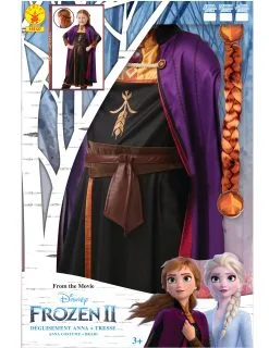Anna Frozen 2™ Kostuum En Vlecht Pack Voor Meisjes 9 Anna Frozen 2™ Kostuum En Vlecht Pack Voor Meisjes -Cosplay Kostuums Winkel anna frozen 2 kostuum en vlecht pack voor meisjes 2