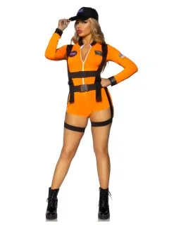 Astronauten Kostuum Met Sexy Korte Jumpsuit Voor Vrouwen -Cosplay Kostuums Winkel astronauten kostuum met sexy korte jumpsuit voor vrouwen 3