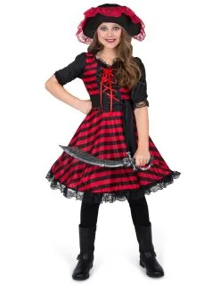Atlantische Piraat Kostuum Voor Meisjes