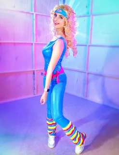 Barbie™ Aerobic Vermomming Voor Vrouwen -Cosplay Kostuums Winkel barbie aerobic vermomming voor vrouwen 3