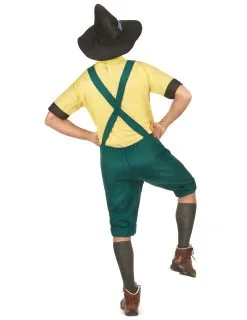 Groen En Geel Beiers Kostuum Voor Heren -Cosplay Kostuums Winkel beiers kostuum voor mannen 3