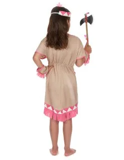 Beige En Roze Indianen Kostuum Voor Meisjes 8 Beige En Roze Indianen Kostuum Voor Meisjes -Cosplay Kostuums Winkel beige en roze indianen kostuum voor meisjes 3