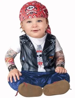 Biker Kostuum Voor Baby's - Klassiek