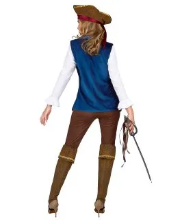 Blauw Fluweelachtig Piraten Kostuum Voor Vrouwen 7 Blauw Fluweelachtig Piraten Kostuum Voor Vrouwen -Cosplay Kostuums Winkel blauw fluweelachtig piraten kostuum voor vrouwen 3