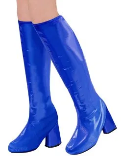 Blauwe Jaren 60 Retro Overlaarzen