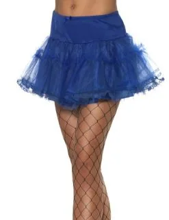 Blauwe Petticoat Voor Dames