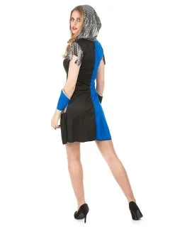 Blauwe Ridder Outfit Voor Dames -Cosplay Kostuums Winkel blauwe ridder outfit voor dames 3