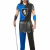 Blauwe Ridder Outfit Voor Heren