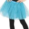 Blauwe Tutu Met Glitters Voor Meisjes -Cosplay Kostuums Winkel blauwe tutu met glitters voor meisjes