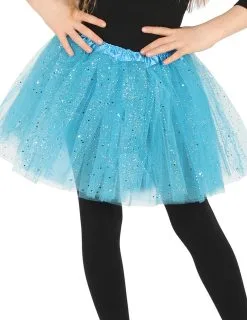 Blauwe Tutu Met Glitters Voor Meisjes