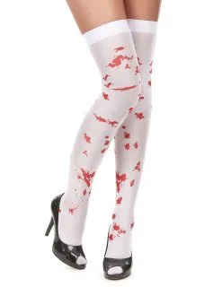 Bloederige Halloween Kousen Voor Dames