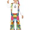 Bloemig Hippie Kostuum Voor Kinderen