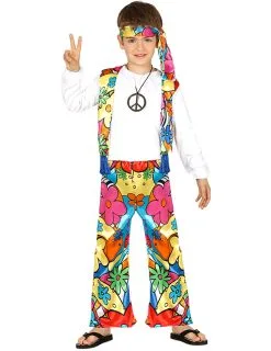 Bloemig Hippie Kostuum Voor Kinderen