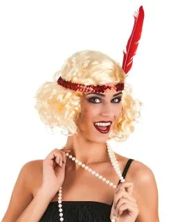 Blond Charleston Pruik Voor Vrouwen