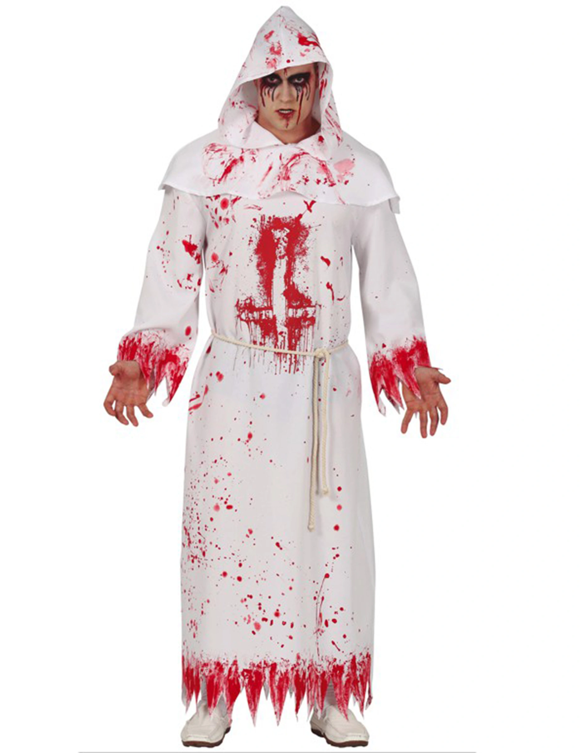 Bloody Monnik Vermomming Volwassene 3 Bloody Monnik Vermomming Volwassene