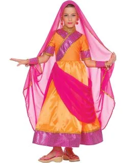 Bollywood Prinses Kostuum Voor Meiden