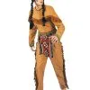 Bruin Authentiek Indiaan Kostuum Voor Mannen 1 Bruin Authentiek Indiaan Kostuum Voor Mannen -Cosplay Kostuums Winkel bruin authentiek indiaan kostuum voor mannen