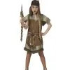Bruin Met Groen Indianen Kostuum Voor Meisjes