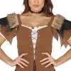 Bruin Middeleeuws Korset Voor Vrouwen -Cosplay Kostuums Winkel bruin middeleeuws korset voor vrouwen