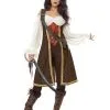 Bruin Piraten Kostuum Voor Dames 2 Bruin Piraten Kostuum Voor Dames -Cosplay Kostuums Winkel bruin piraten kostuum voor dames
