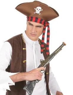 Bruine Piratenhoed Voor Volwassenen -Cosplay Kostuums Winkel bruine piratenhoed voor volwassenen 3