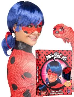 Cadeauverpakking Ladybug™ Pruik En Masker Voor Dames