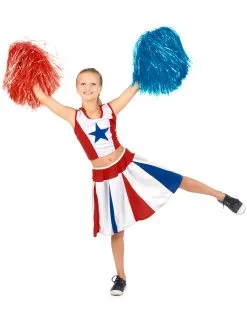 Cheerleader Ster Kostuum Voor Meiden