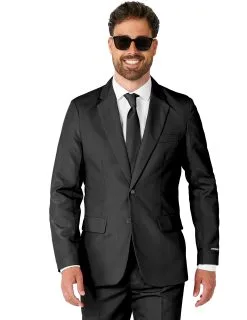 Mr. Solid Zwart Suitmeister™ Kostuum Voor Mannen -Cosplay Kostuums Winkel costume mr solid noir homme suitmeister 314628 2