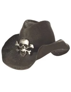 Cowboy Hoed Met Doodskop Voor Volwassenen