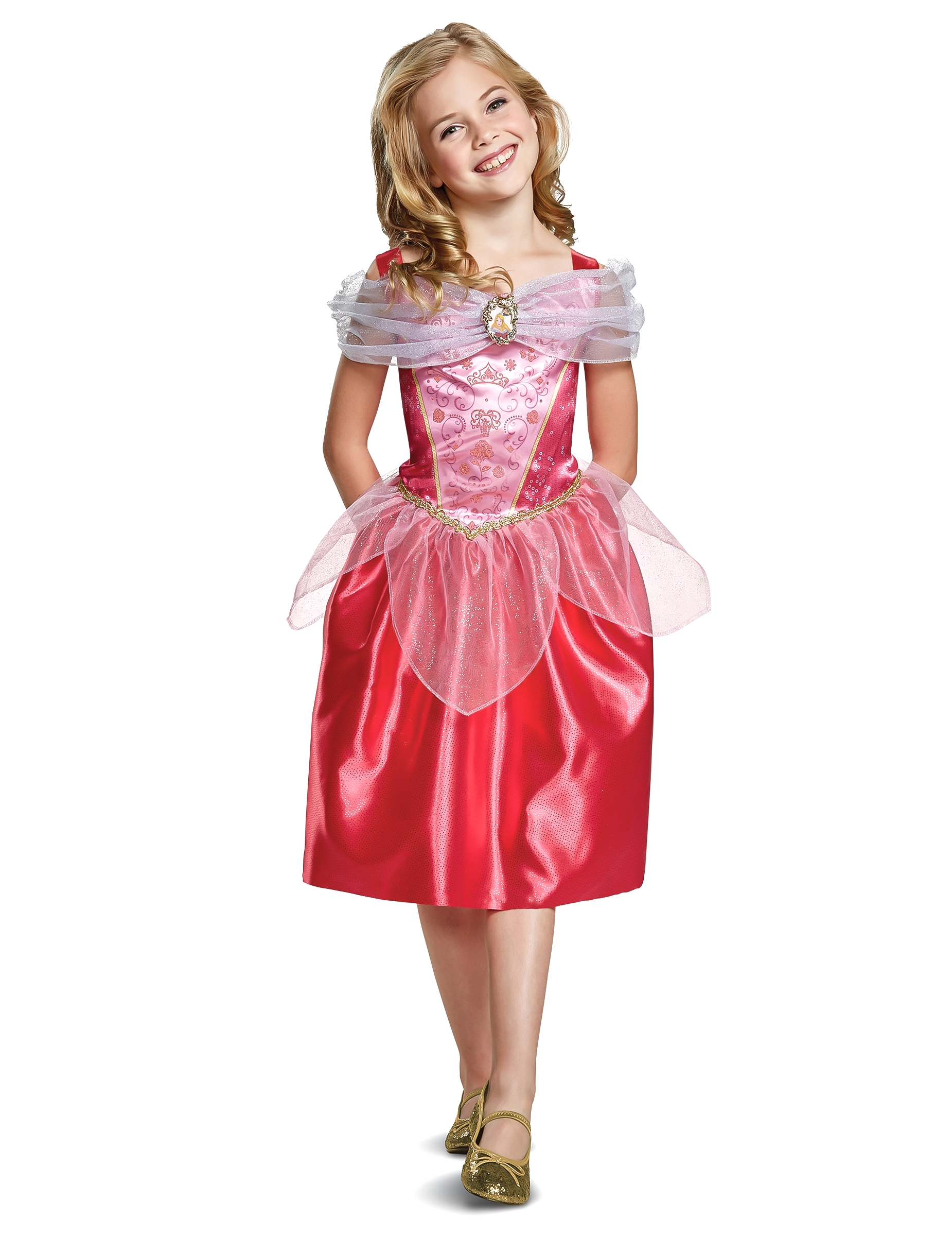 Aurora Doornroosje™ Klassieke Meisjesvermomming 3 Aurora Doornroosje™ Klassieke Meisjesvermomming