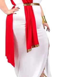 Romeinse Godin Kostuum Met Sleep Voor Dames - Plus Size -Cosplay Kostuums Winkel deguisement grande taille deesse romaine a drape femme 323926 7