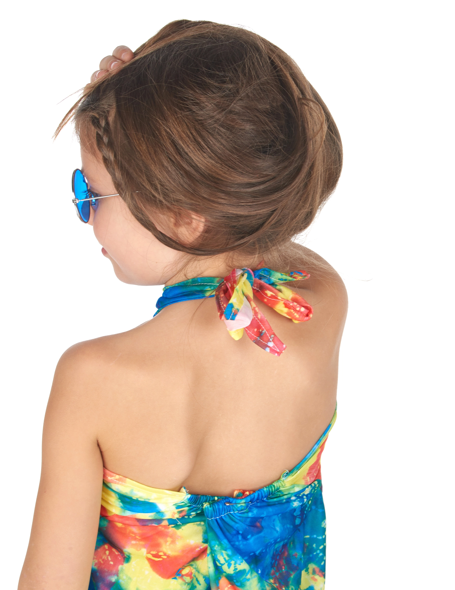 Kleurrijk Hippie Kostuum Voor Meisjes 13 Kleurrijk Hippie Kostuum Voor Meisjes - Afbeelding 11