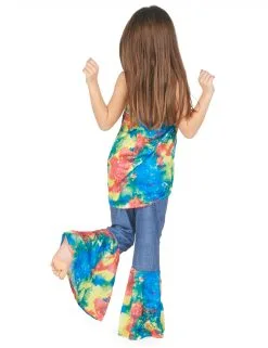 Kleurrijk Hippie Kostuum Voor Meisjes 25 Kleurrijk Hippie Kostuum Voor Meisjes -Cosplay Kostuums Winkel deguisement hippie fille 222005 12