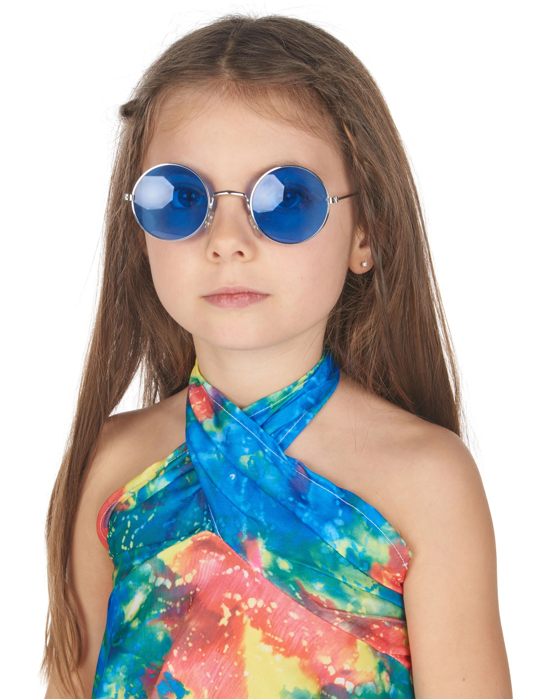 Kleurrijk Hippie Kostuum Voor Meisjes 10 Kleurrijk Hippie Kostuum Voor Meisjes - Afbeelding 8