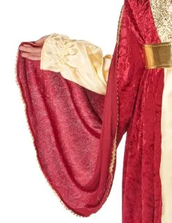 Rood Met Geel Middeleeuwse Kostuum Voor Meisjes 17 Rood Met Geel Middeleeuwse Kostuum Voor Meisjes -Cosplay Kostuums Winkel deguisement medievale reine fille 173923 5