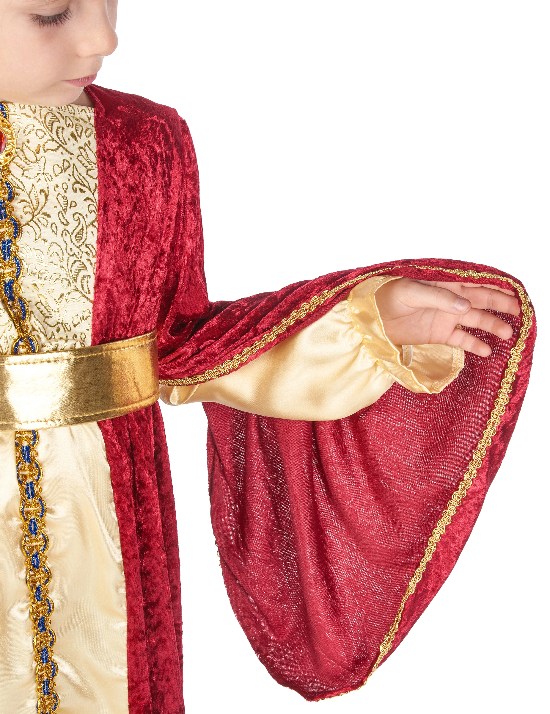 Rood Met Geel Middeleeuwse Kostuum Voor Meisjes 11 Rood Met Geel Middeleeuwse Kostuum Voor Meisjes - Afbeelding 9