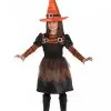 Schattig Klein Oranje Heks Vermomming Meisje -Cosplay Kostuums Winkel deguisement mignonne petite sorciere orange fille 325709