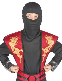 Gele En Rode Draak Ninja Outfit Voor Jongens 18 Gele En Rode Draak Ninja Outfit Voor Jongens -Cosplay Kostuums Winkel deguisement ninja dragon jaune garcon 221921 6
