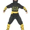 Zwart En Geel Ninjakostuum Voor Jongens -Cosplay Kostuums Winkel deguisement ninja noir et jaune garcon 172209