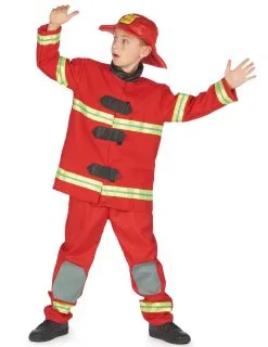 Rood Brandweerman Pak Voor Kinderen -Cosplay Kostuums Winkel deguisement pompier rouge enfant 171989 2