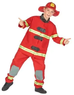 Rood Brandweerman Pak Voor Kinderen -Cosplay Kostuums Winkel deguisement pompier rouge enfant 171989 3