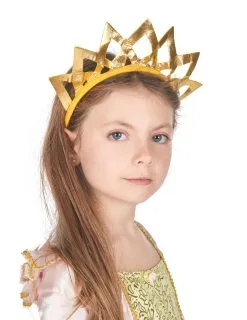 Roze Prinses Kostuum Met Goudkleurige Kroon Voor Meisjes -Cosplay Kostuums Winkel deguisement princesse avec diademe fille 172227 8