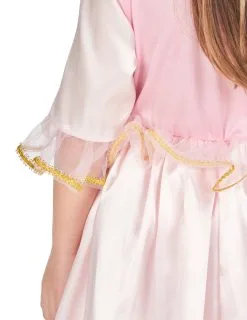 Roze Prinses Kostuum Met Goudkleurige Kroon Voor Meisjes -Cosplay Kostuums Winkel deguisement princesse avec diademe fille 172227 9