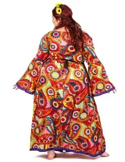 Hippie Jurkkostuum In Grote Maat Voor Vrouwen -Cosplay Kostuums Winkel deguisement robe hippie grande taille femme 337883 3