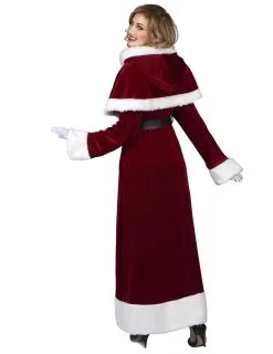 Deluxe Kerstvrouw Kostuum Voor Volwassenen -Cosplay Kostuums Winkel deluxe kerstvrouw kostuum voor volwassenen 3