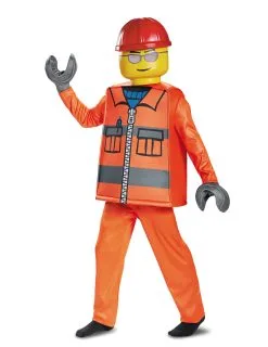 Deluxe Lego® Bouwvakker Kostuum Voor Kinderen