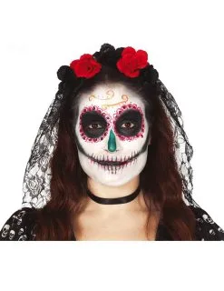Dia De Los Muertos Haarband Volwassenen -Cosplay Kostuums Winkel dia de los muertos haarband volwassenen 3